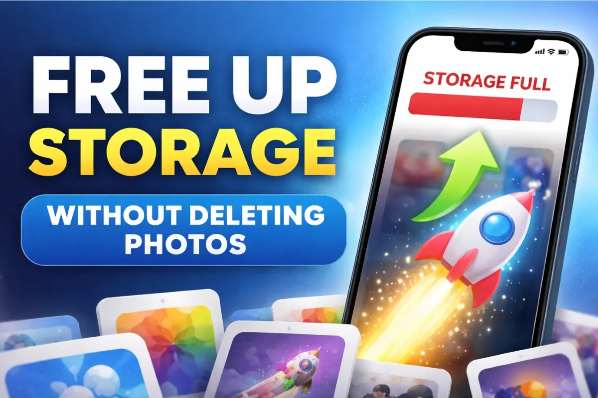 free up storage without deleting photos