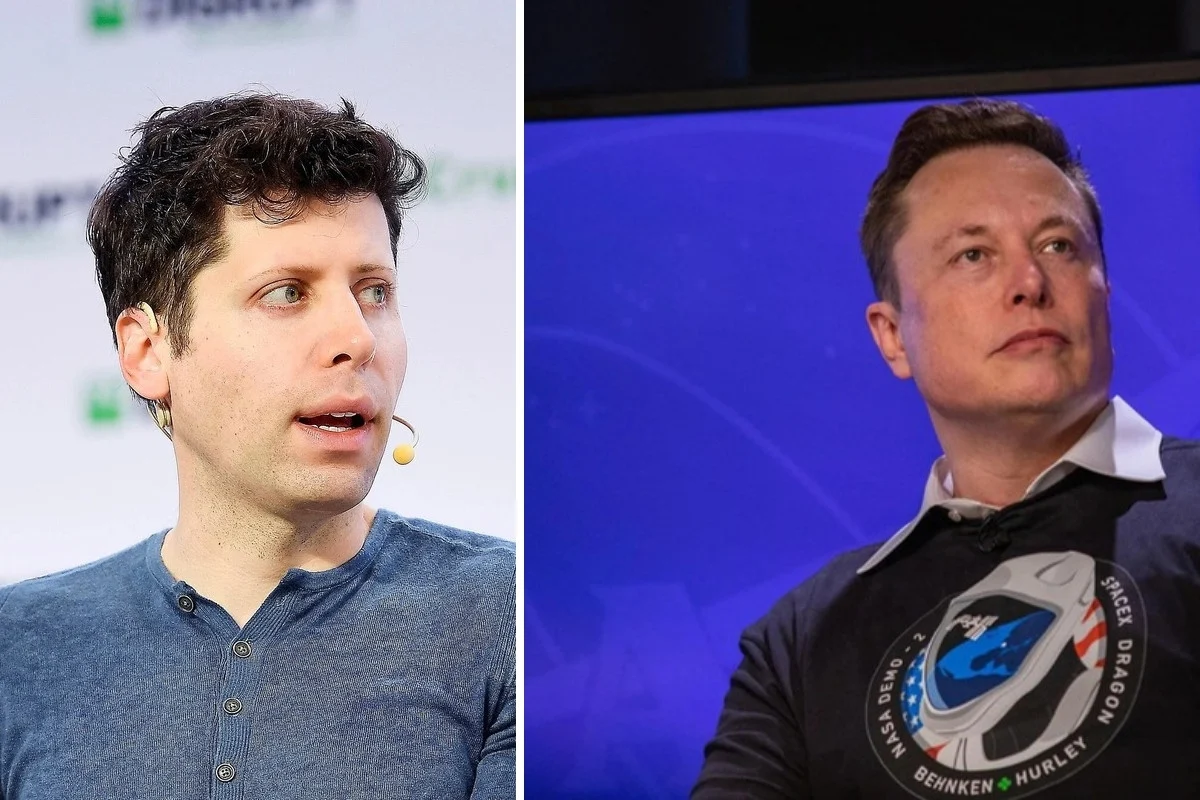 Sam Altman, OpenAI CEO, and Elon Musk side by side, Altman Vanity Fair interview news